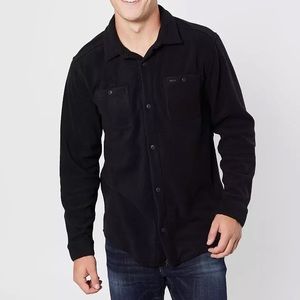 RVCA Fleece Uplift It Long Sleeve Button Down Shirt